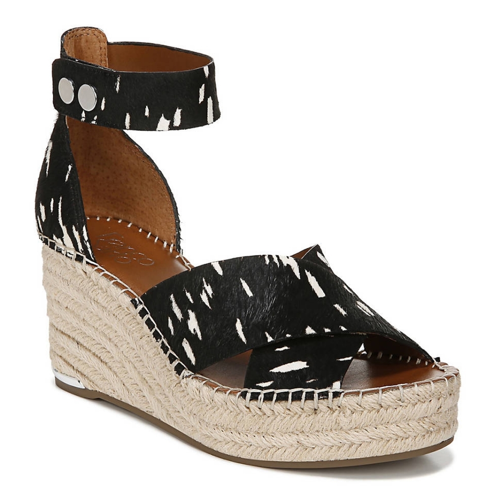 NEW 🌺 Franco Suarto Carma Espadrille Wedge Sandal